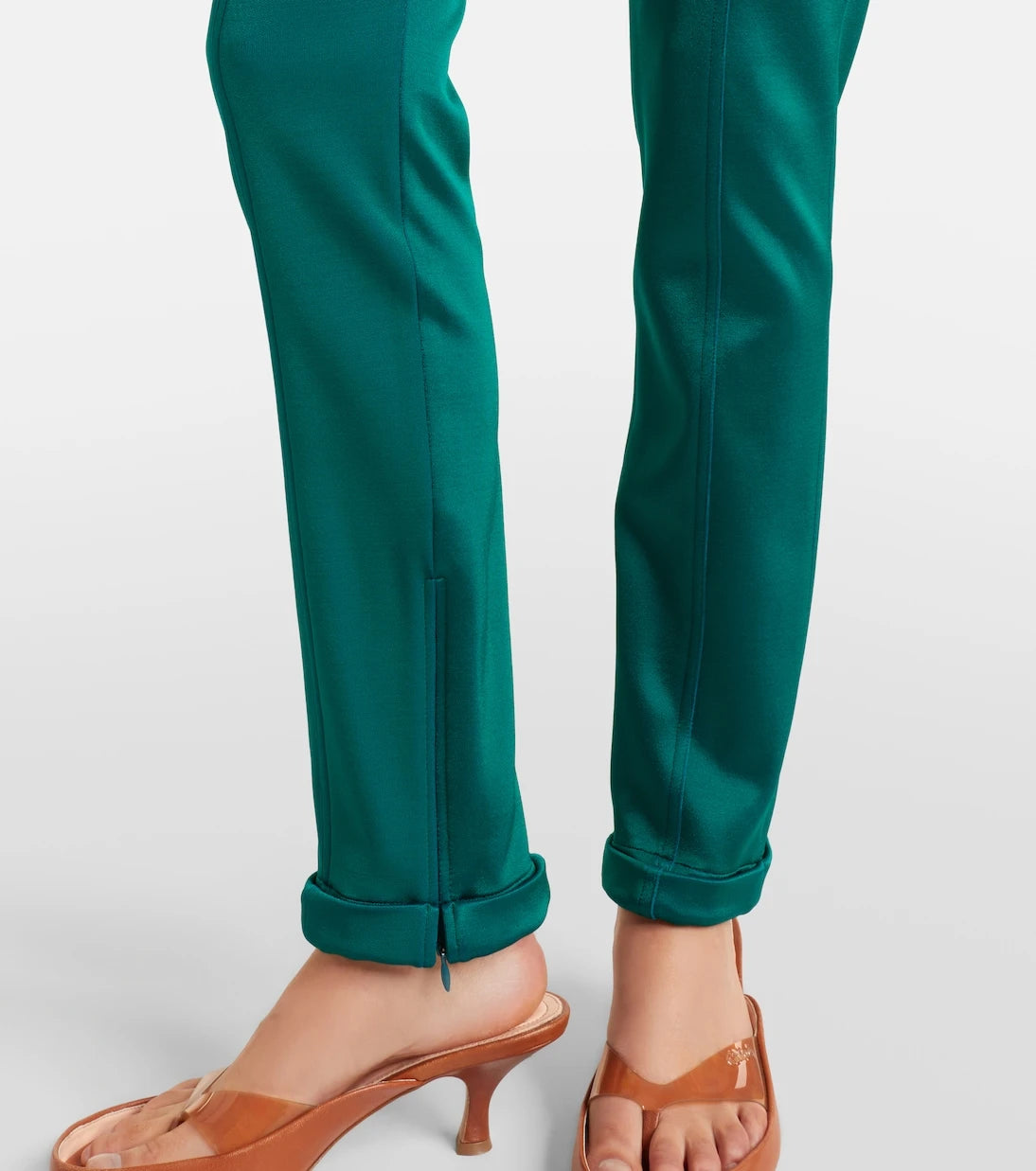 Chloé - High-rise jersey slim pants