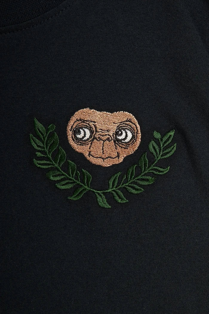 Детска памучна тениска Mini Rodini E.T.