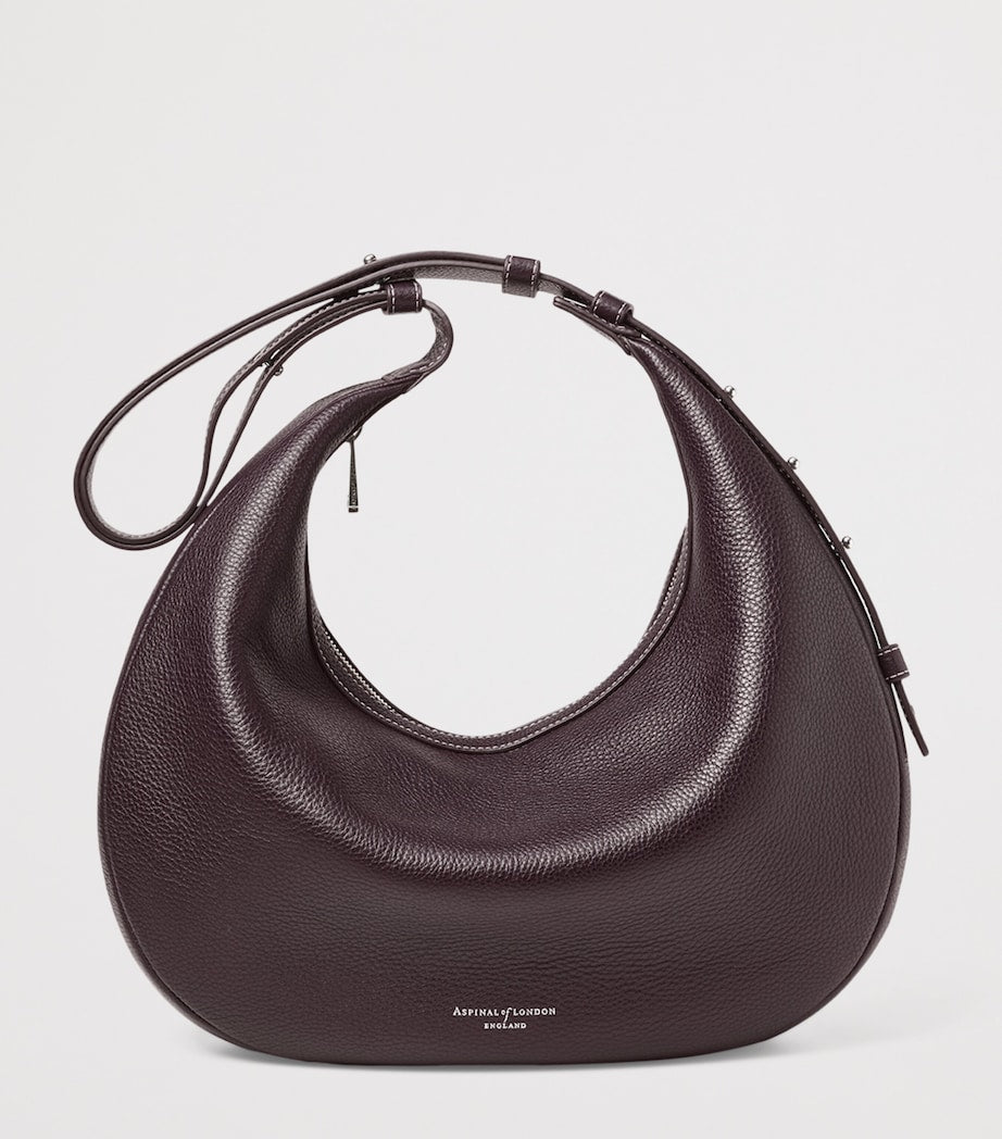 Leather Hudson Crescent Cross-Body Bag