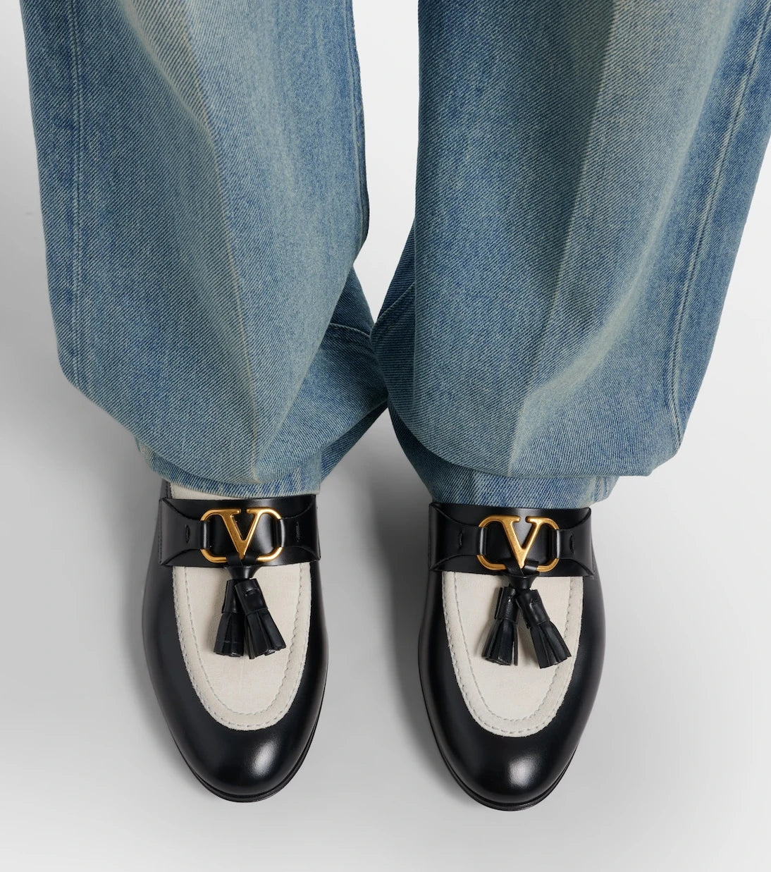 Valentino Garavani - Vaniteux VLogo leather loafers
