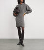 Aeron Grey Wool Desert Polo Mini Dress