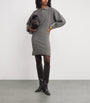 Grey Wool Desert Polo Mini Dress