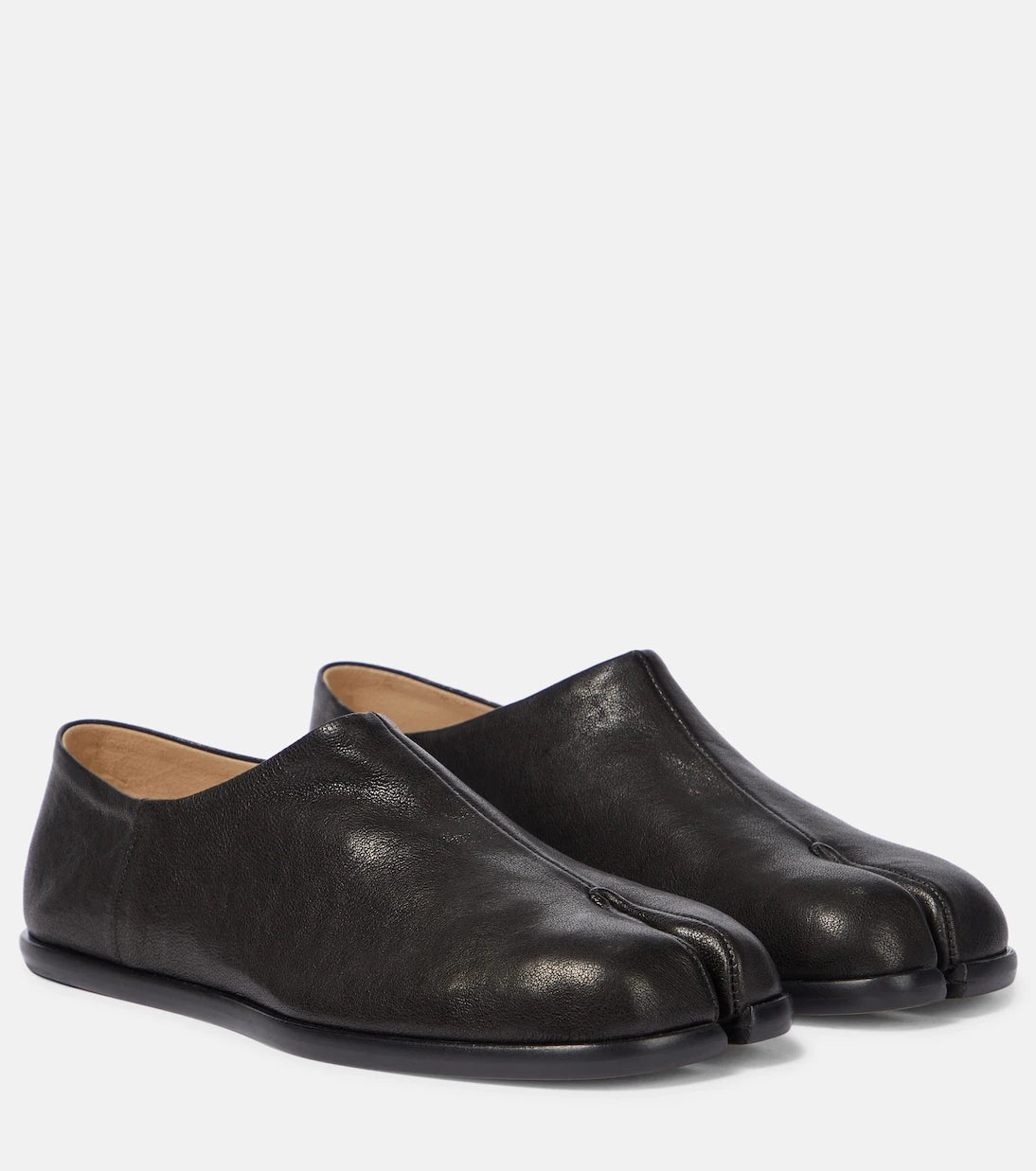 Maison Margiela - Tabi leather loafers