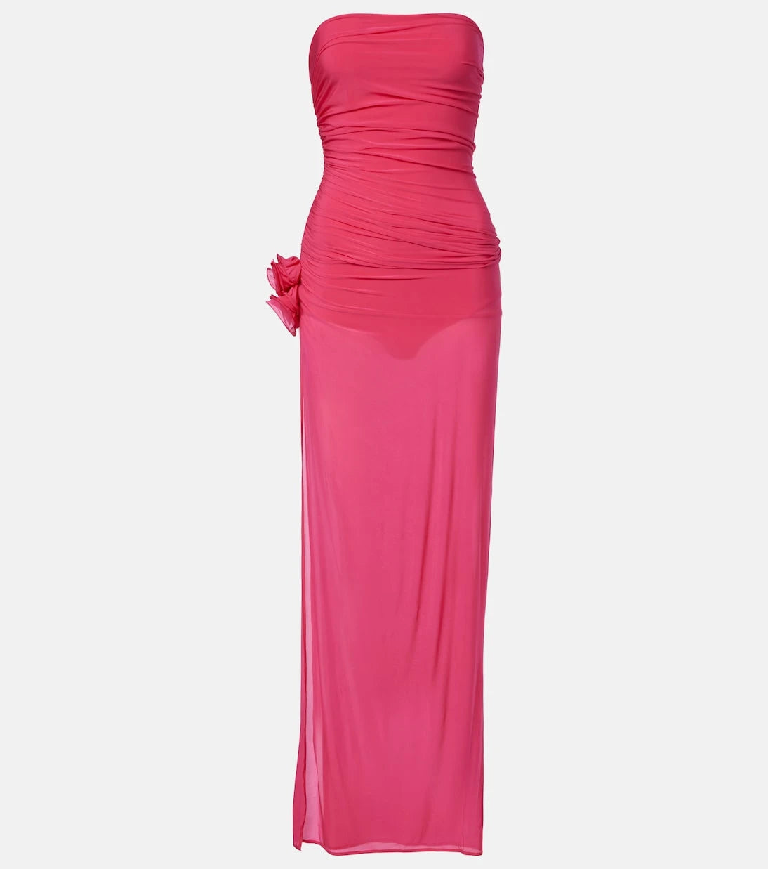 Magda Butrym - Floral-appliqué jersey gown