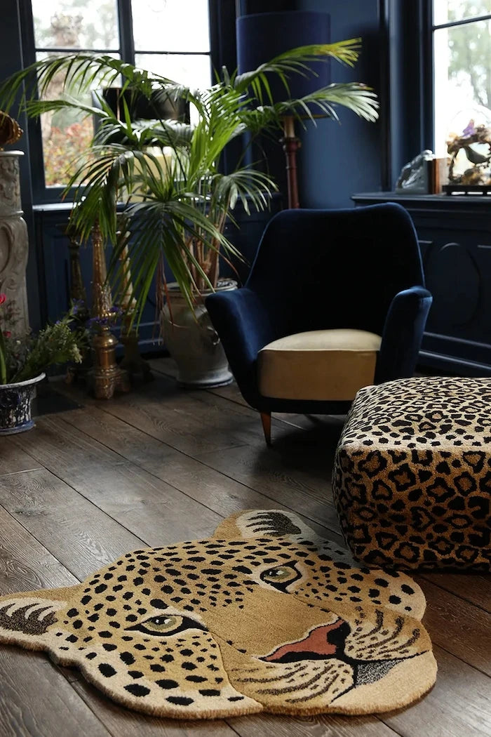 Вълнен килим Doing Goods Himani Leopard Head