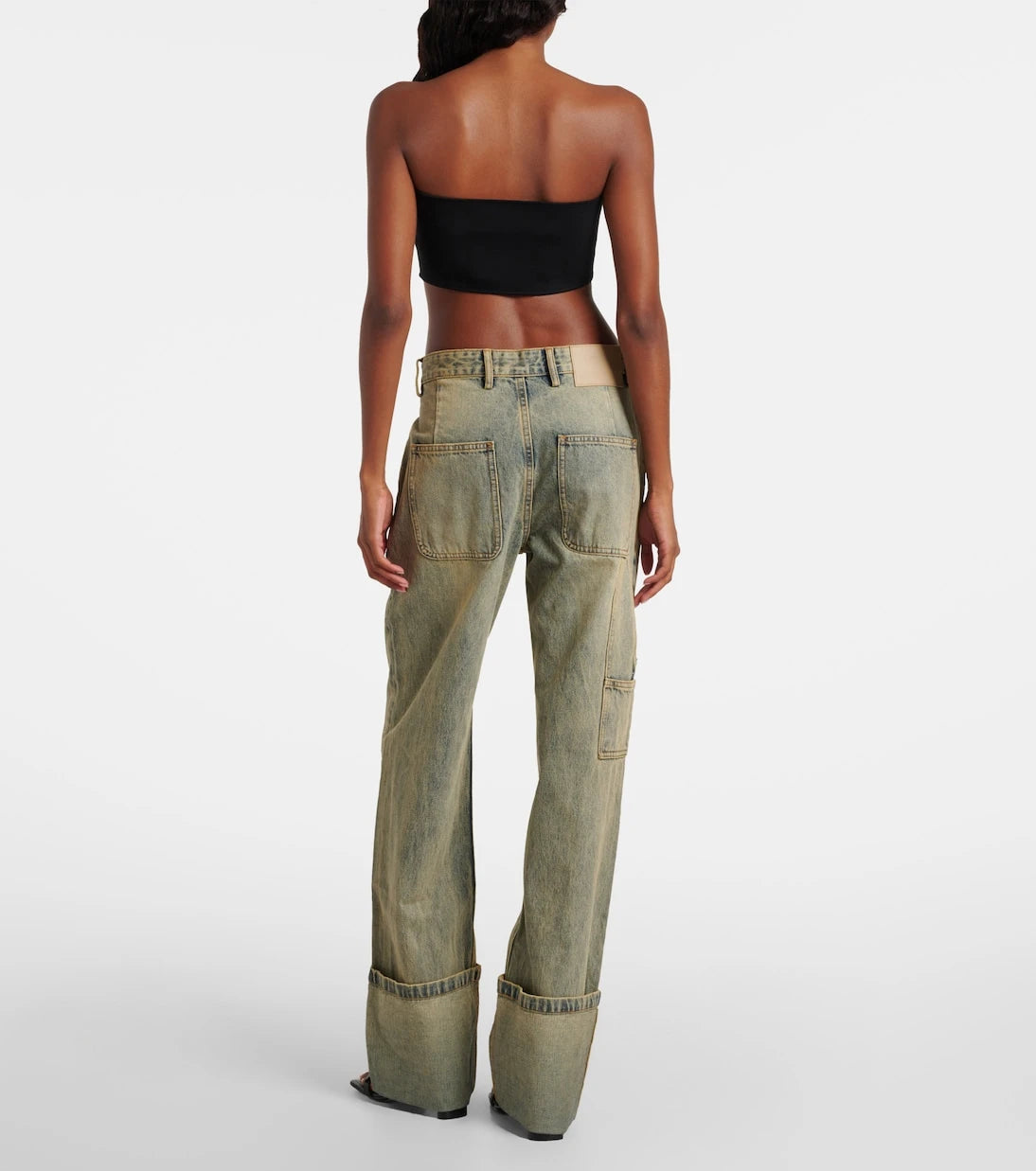 Entire Studios - Faded wide-leg jeans
