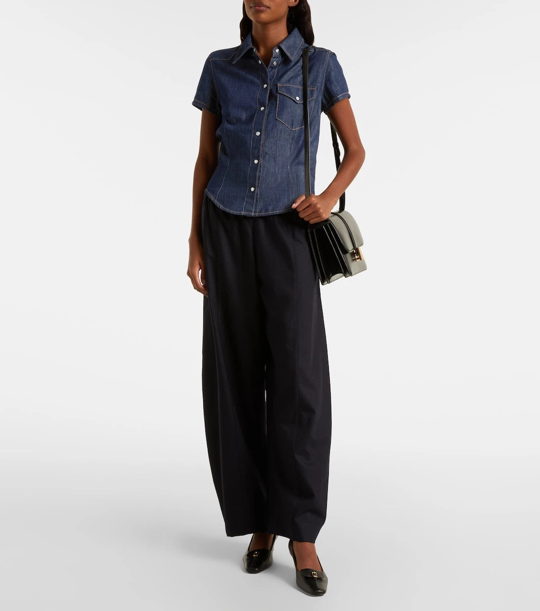 Khaite - Cavazos denim shirt
