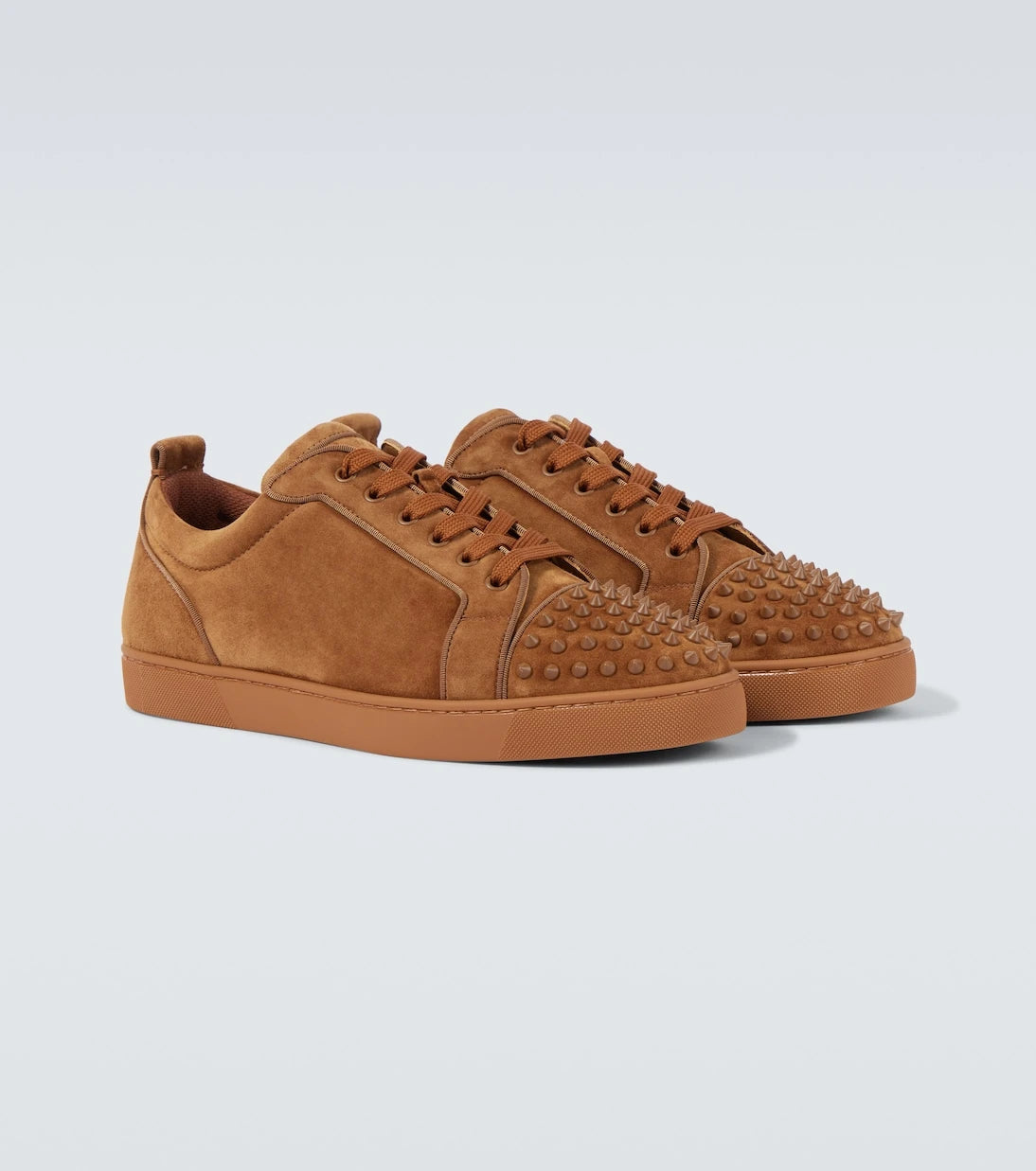 Christian Louboutin - Louis Junior Spikes suede sneakers