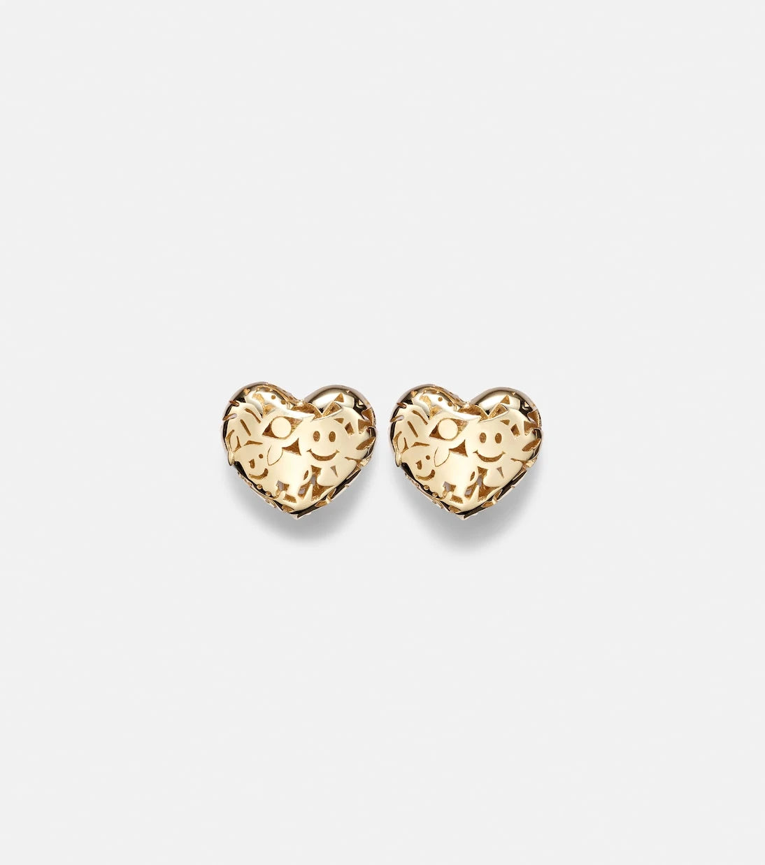 Sydney Evan - Puffy Icon Wallpaper Small 14kt gold earrings