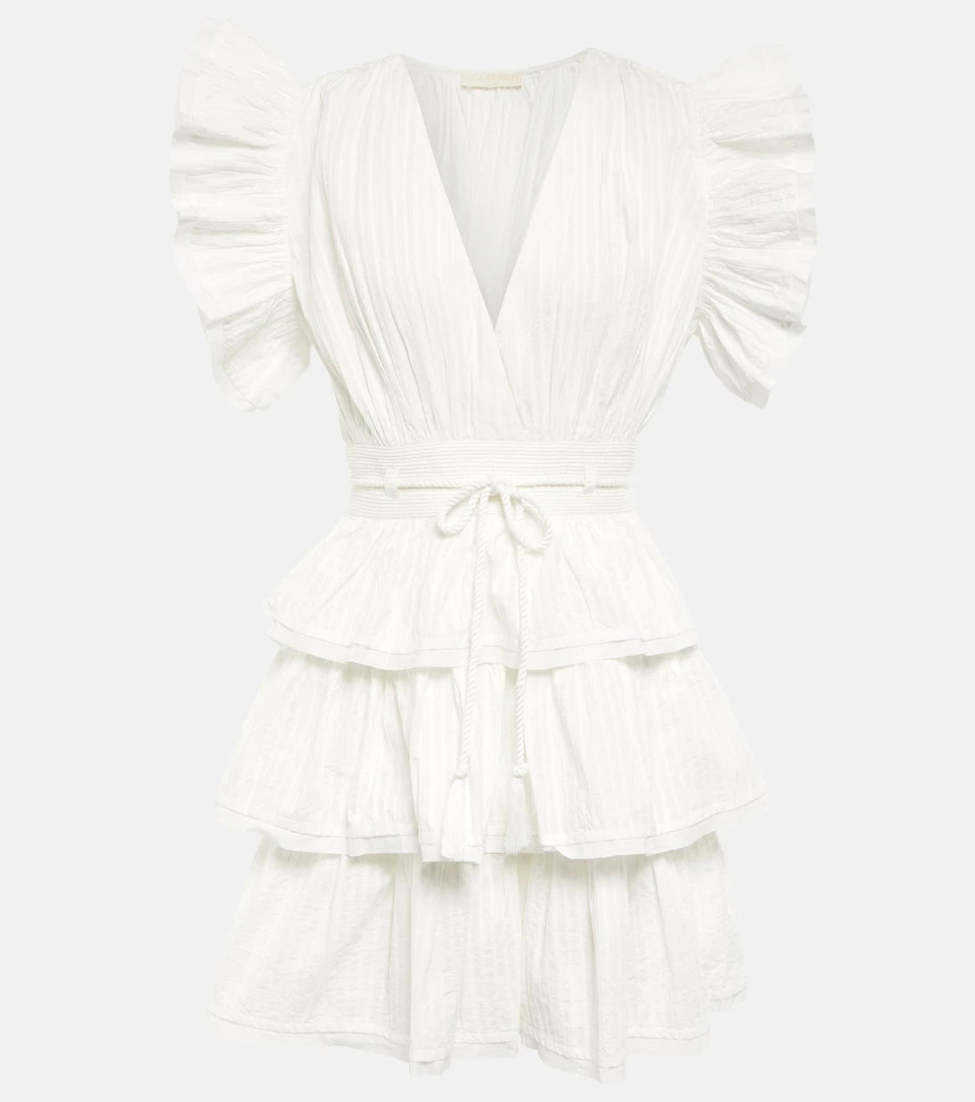 Ulla Johnson - Camilla ruffled cotton poplin minidress