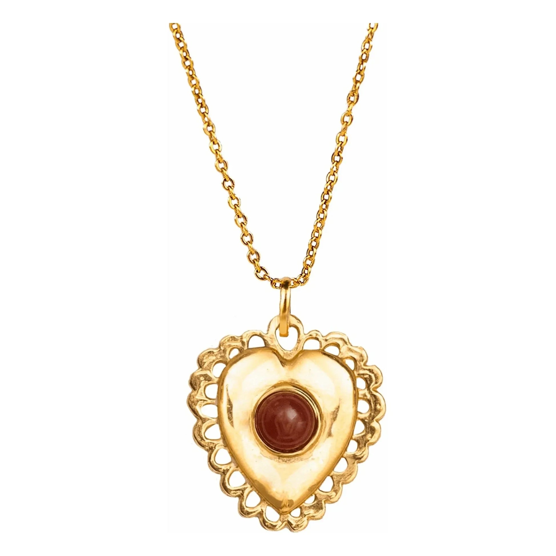Alhaja - Corazon necklace | Gold