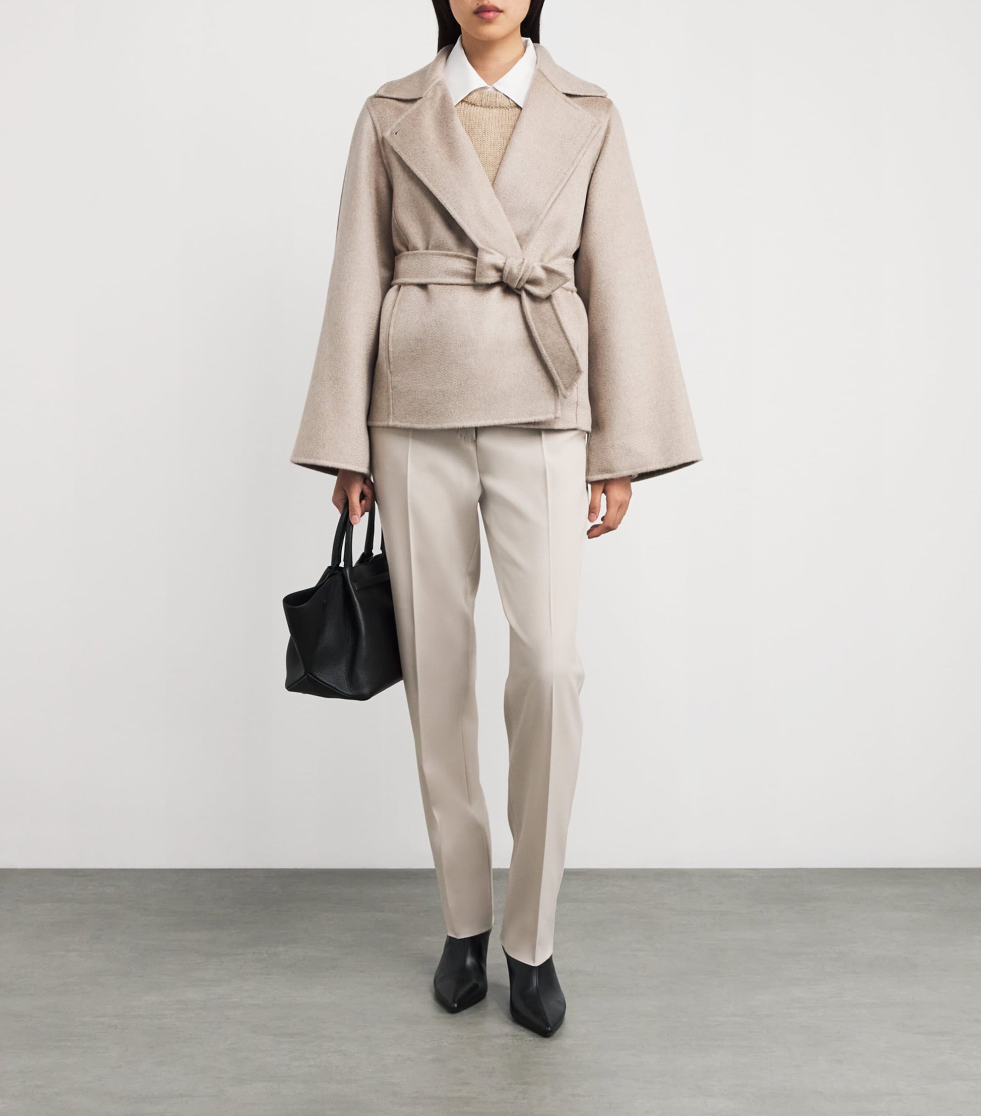 Cashmere Wrap Coat SAND