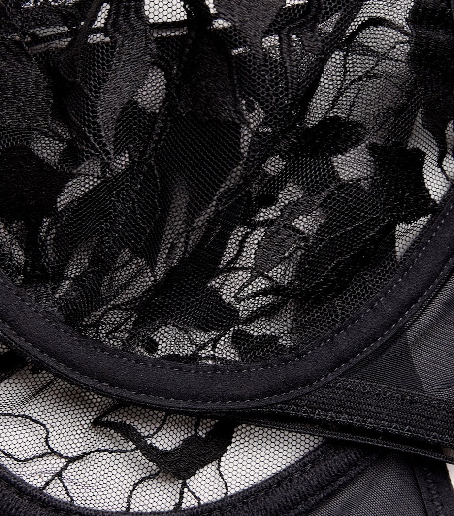 Maison Lejaby Black Tulle Sin Underwired Bra