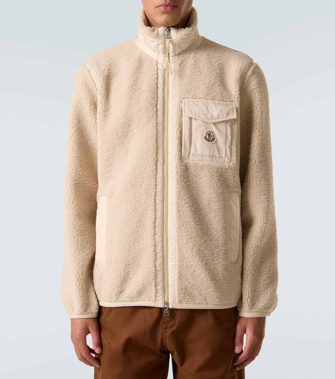 Moncler - Fleece zip-up cardigan