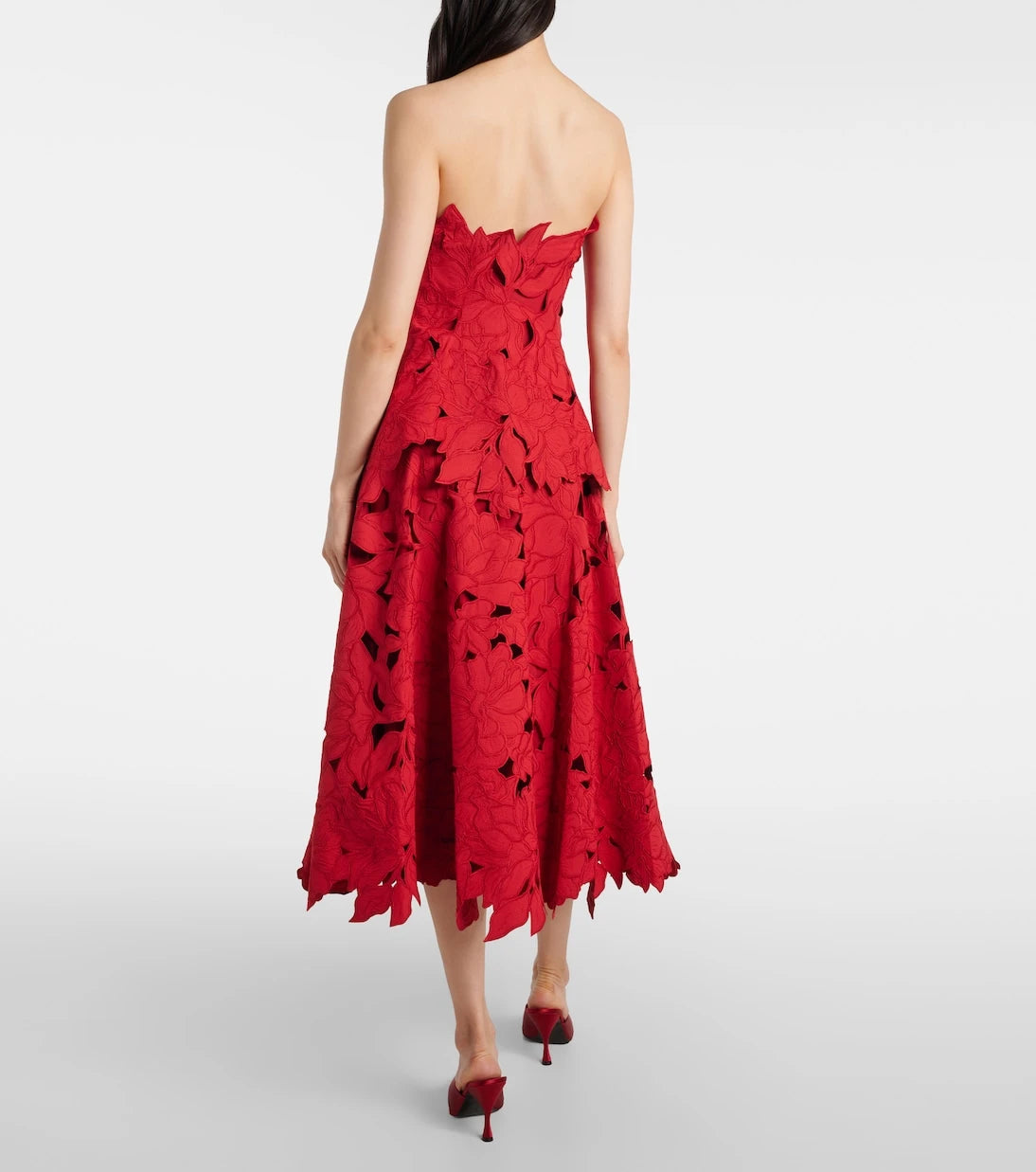 Simkhai - Audrey peplum lace midi dress