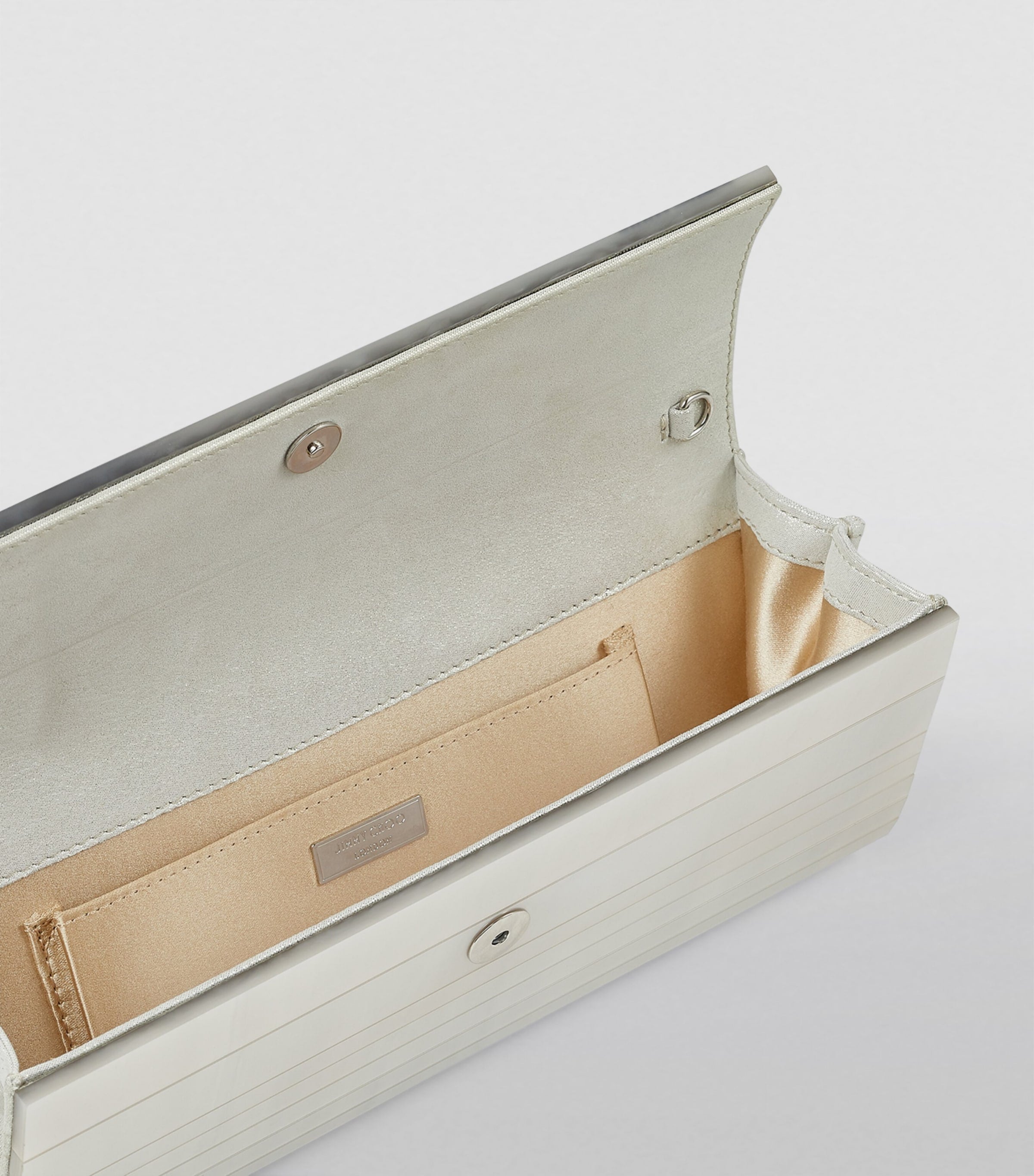 Jimmy Choo Ivory Mother-Of-Pearl Sweetie Clutch Bag