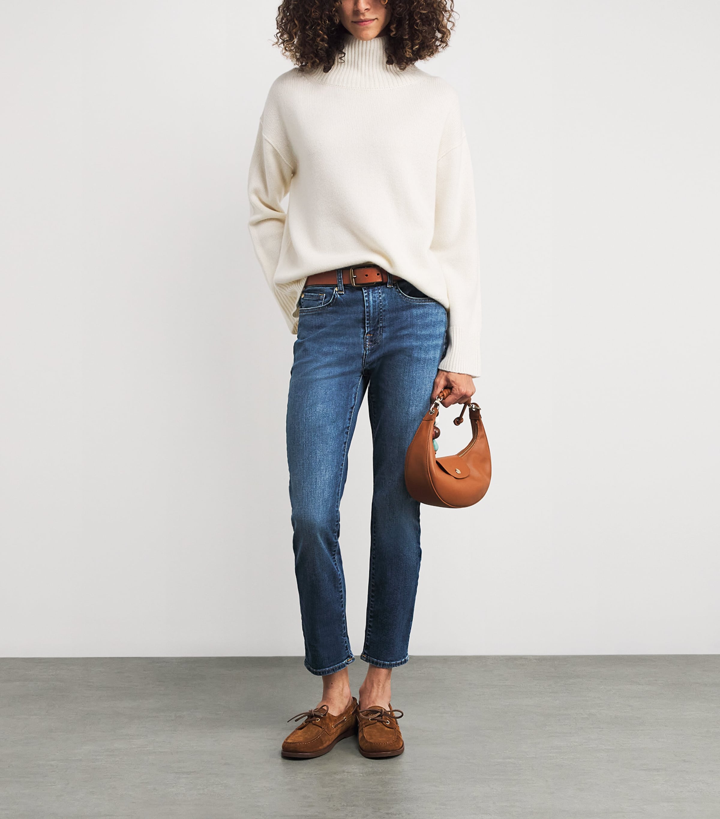 7 For All Mankind Blue Slim Illusion Relaxed Skinny Jeans