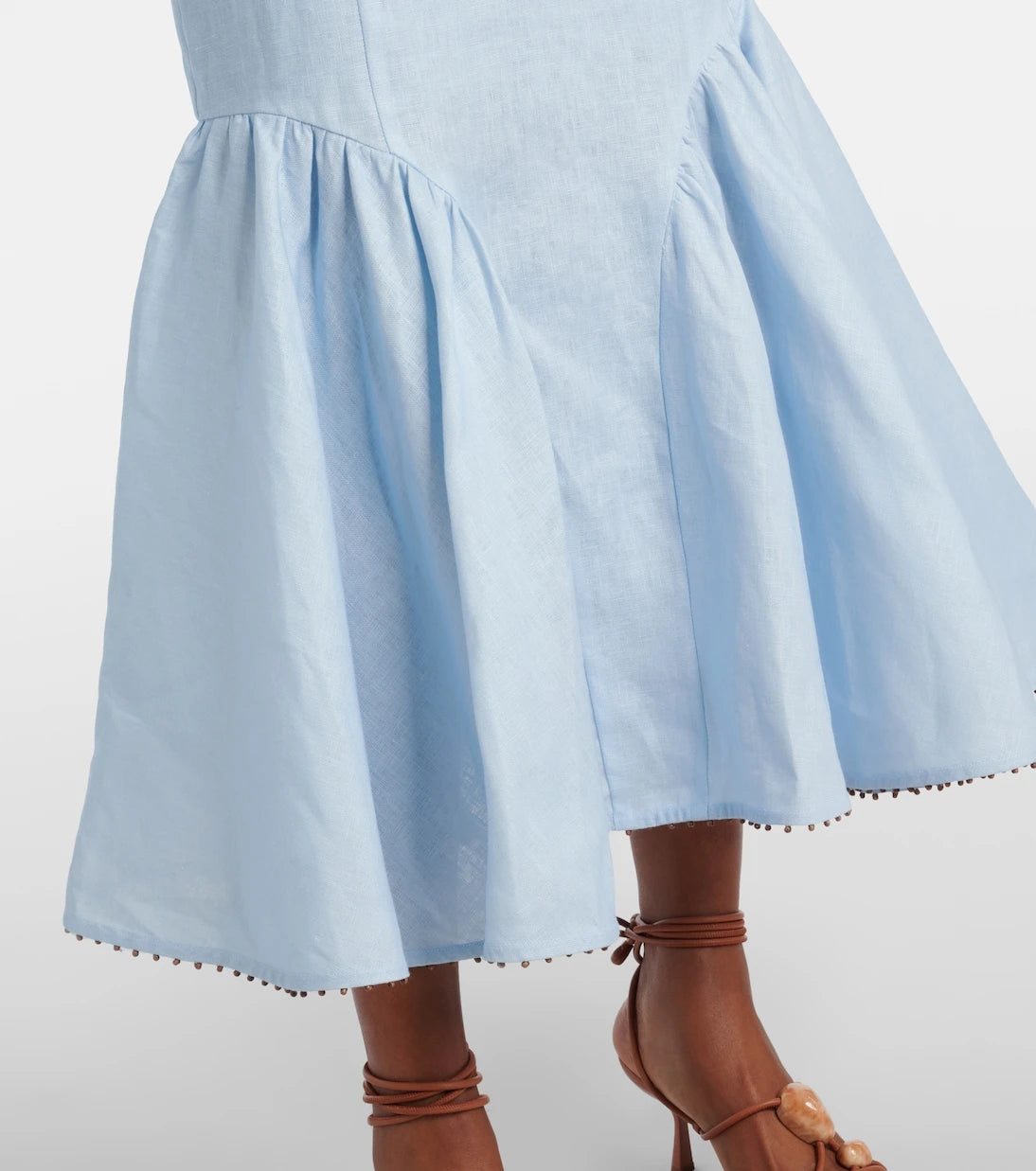 Zimmermann - Rhiannon linen midi skirt