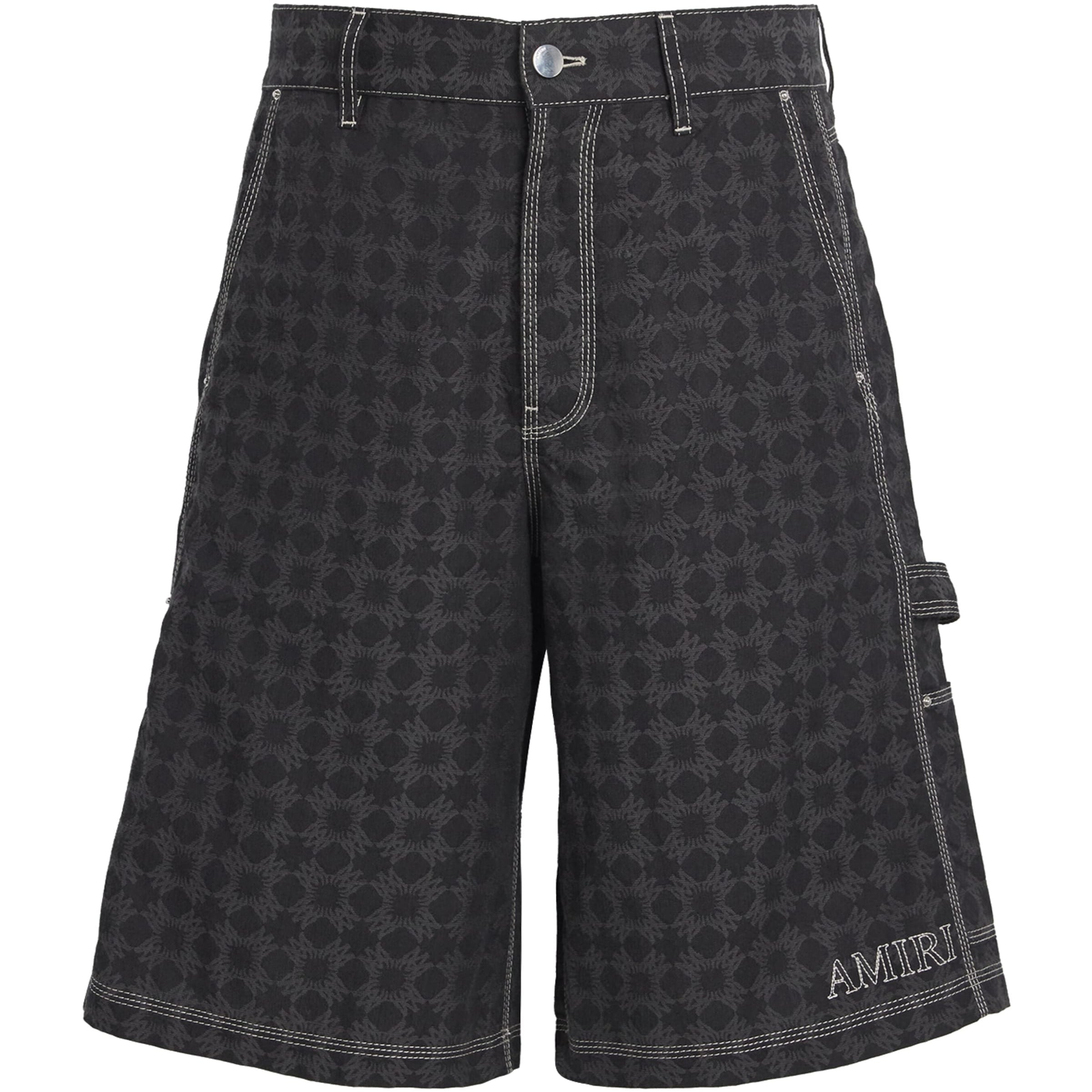 AMIRI Cotton-Linen MA Quad Shorts