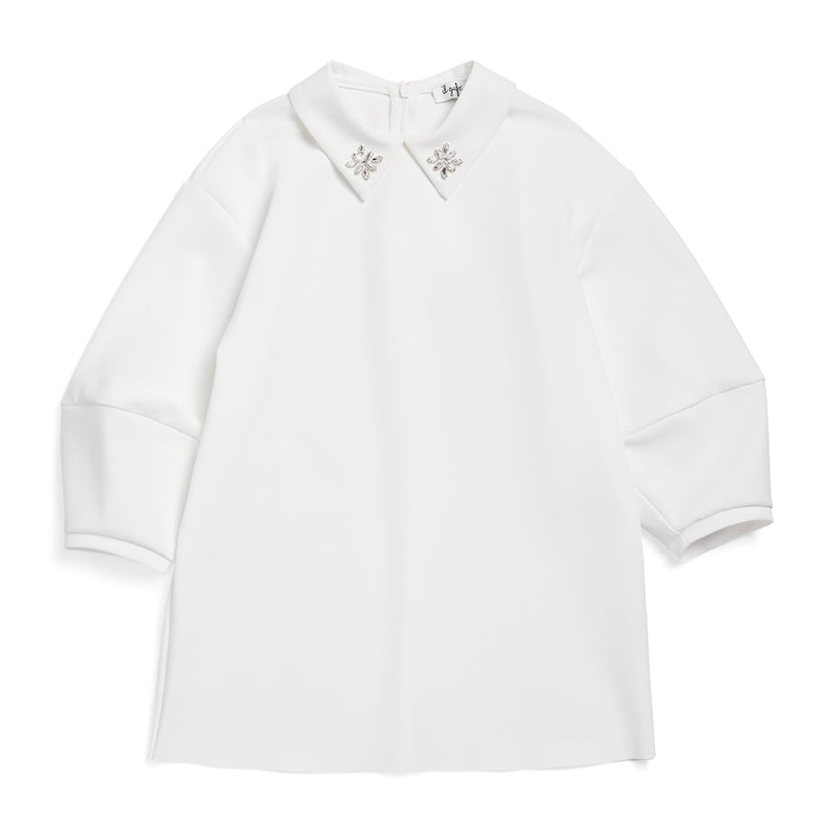 Sensitive Rhinestone Dress (2-14 Years)