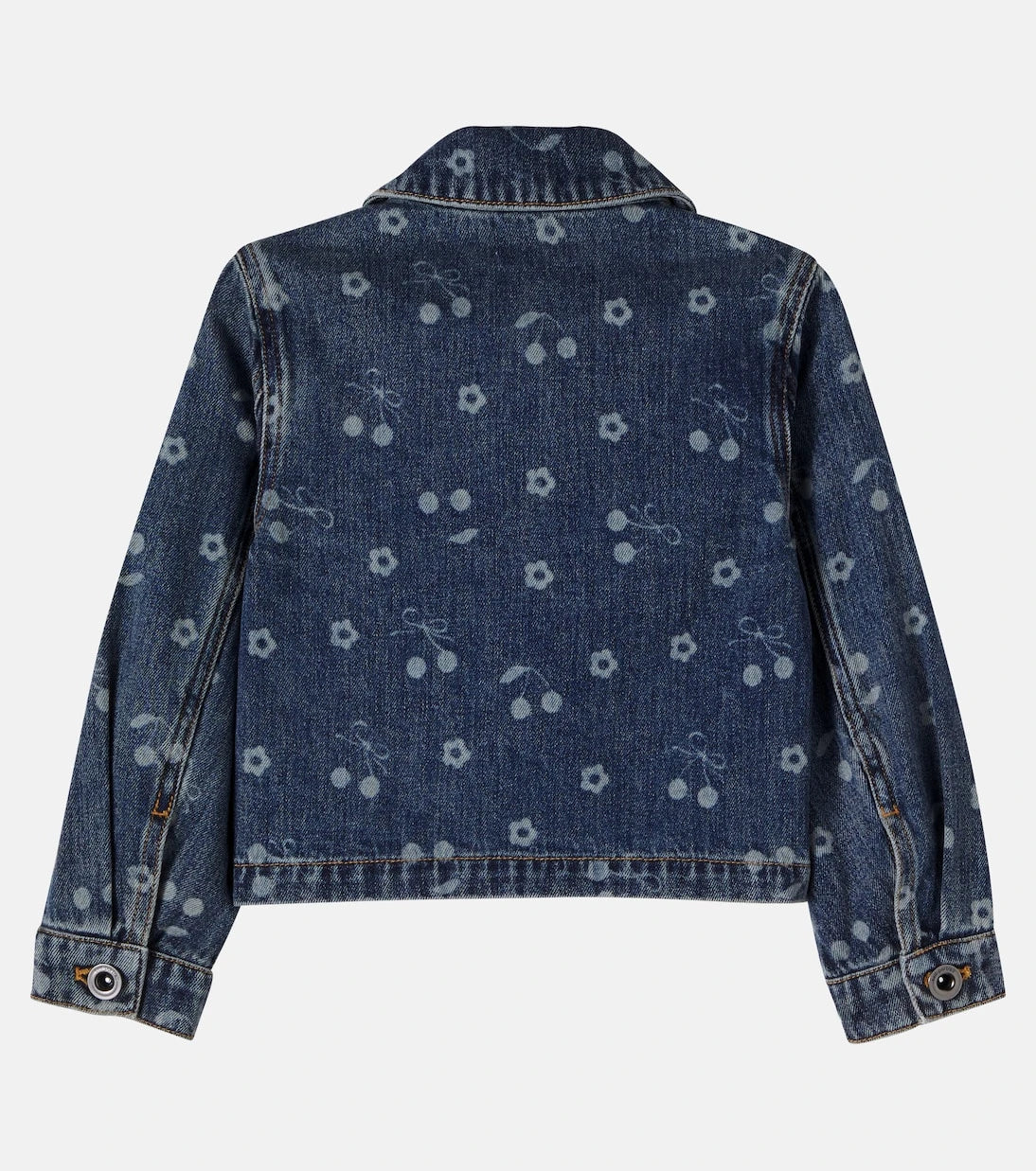 Self-Portrait Kids - Printed denim jacket