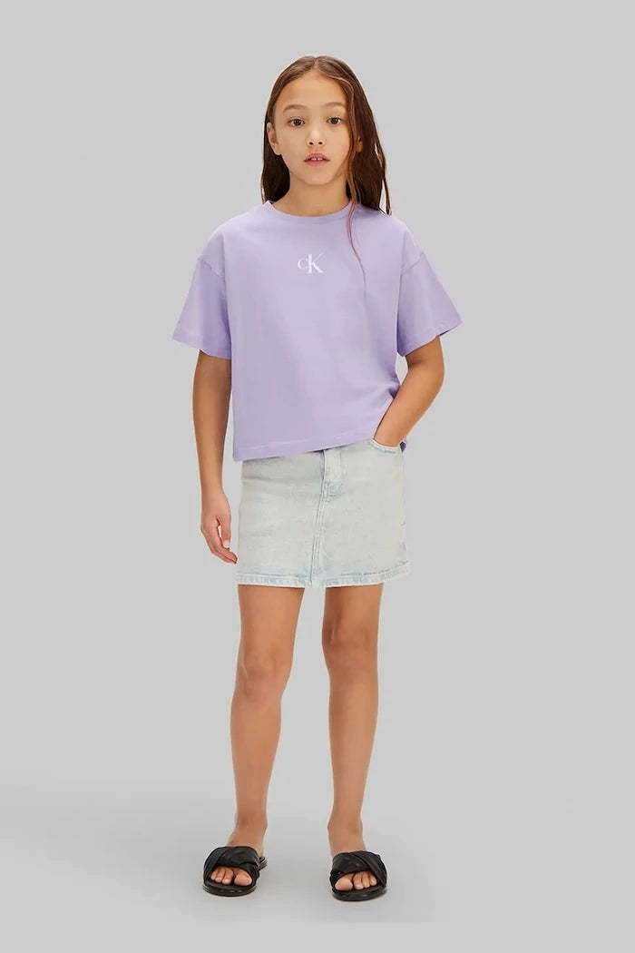 Calvin Klein Jeans Çocuk Pamuklu Tişört