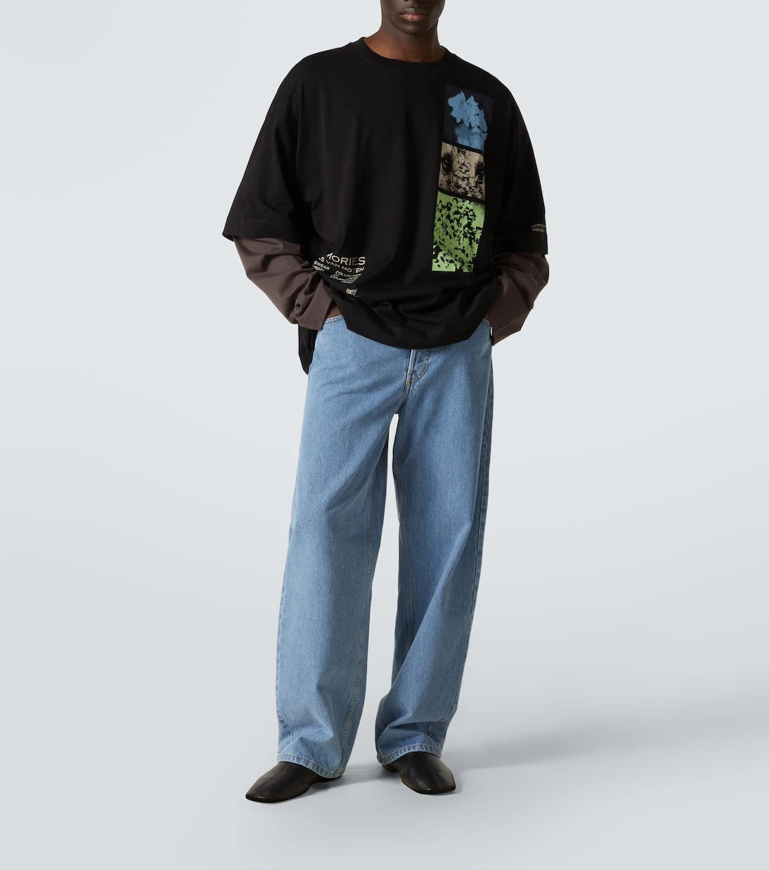 Dries Van Noten - Logo cotton jersey T-shirt
