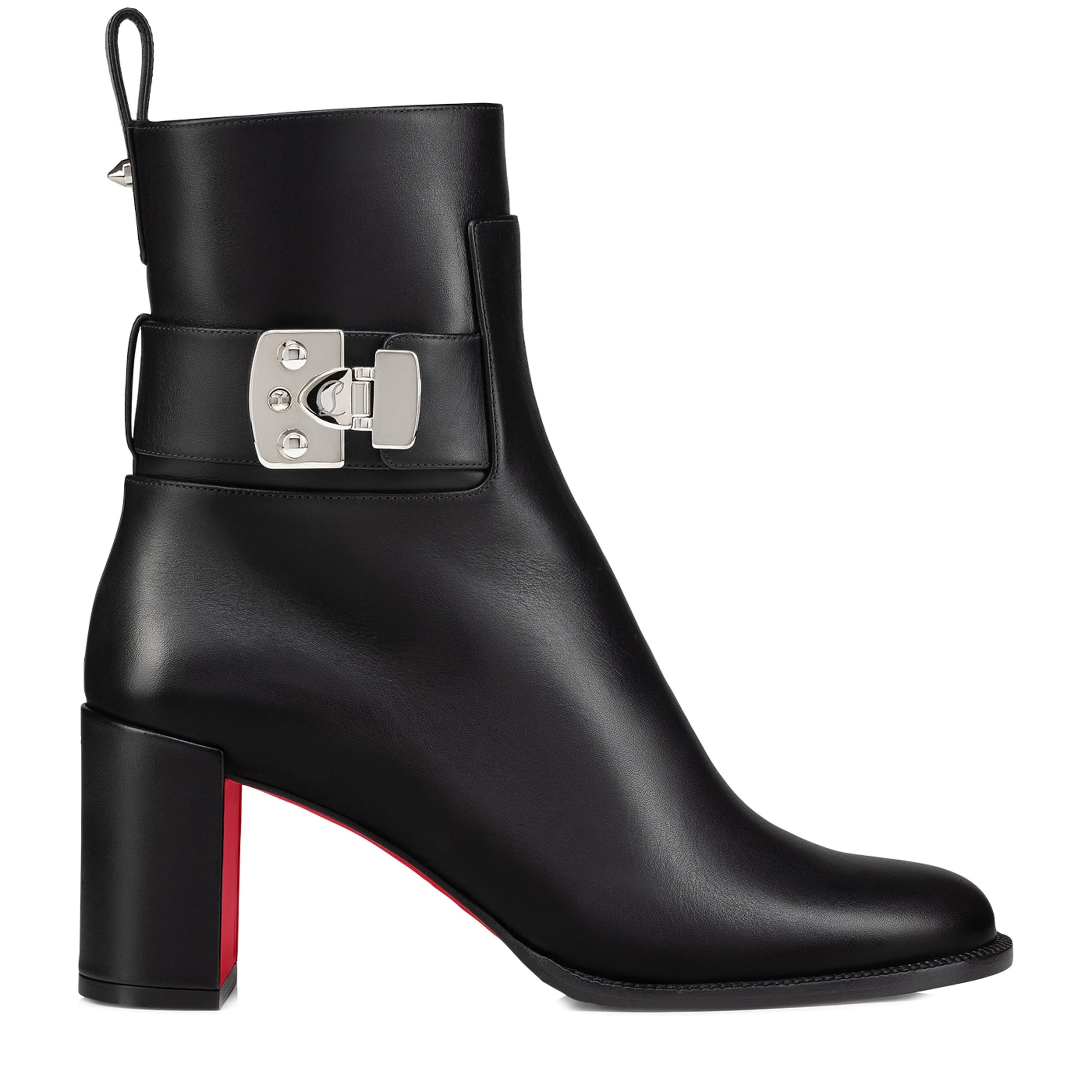 Christian Louboutin Booty Lock Calfskin Boots 70
