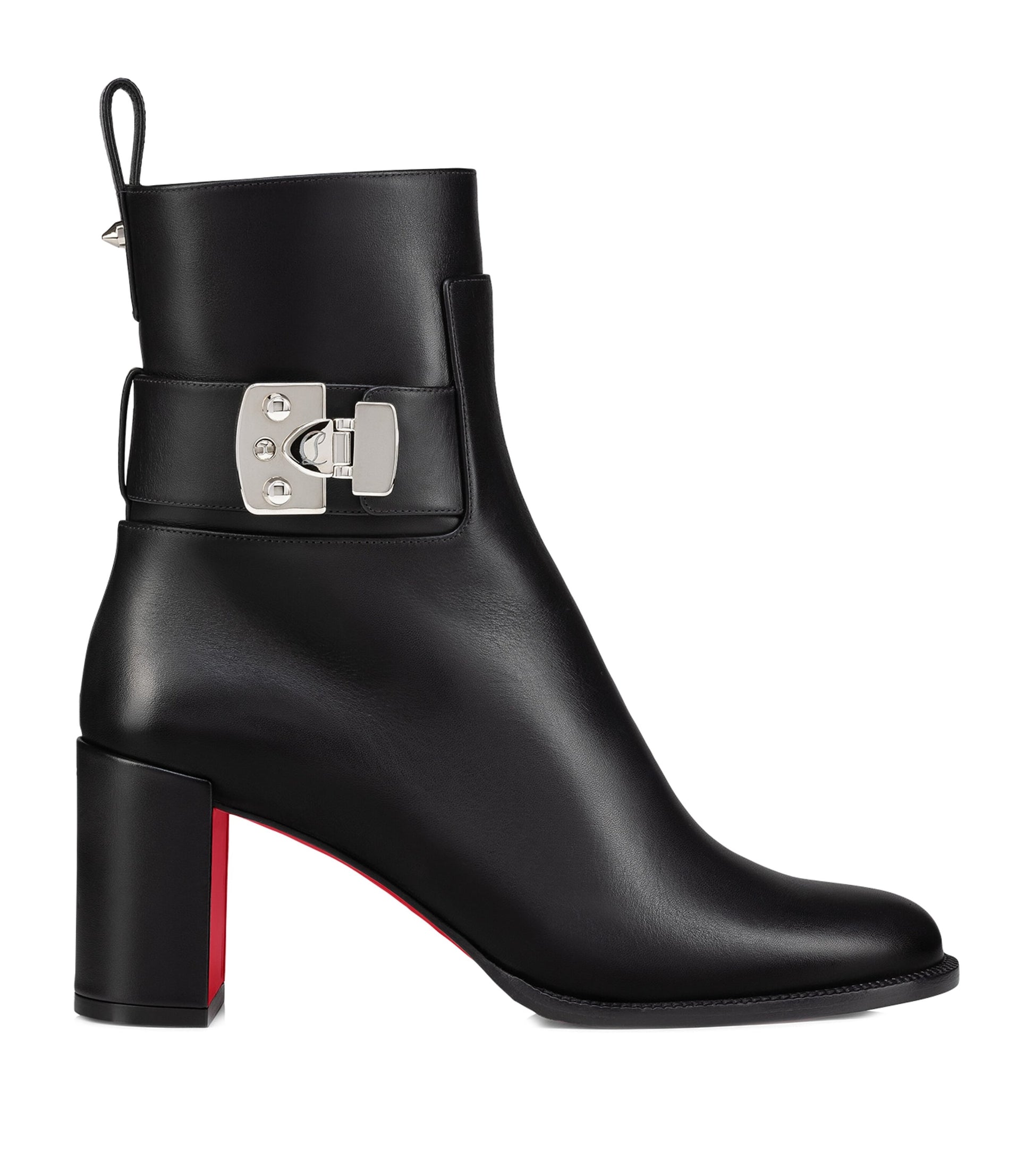 Christian Louboutin Booty Lock Calfskin Boots 70