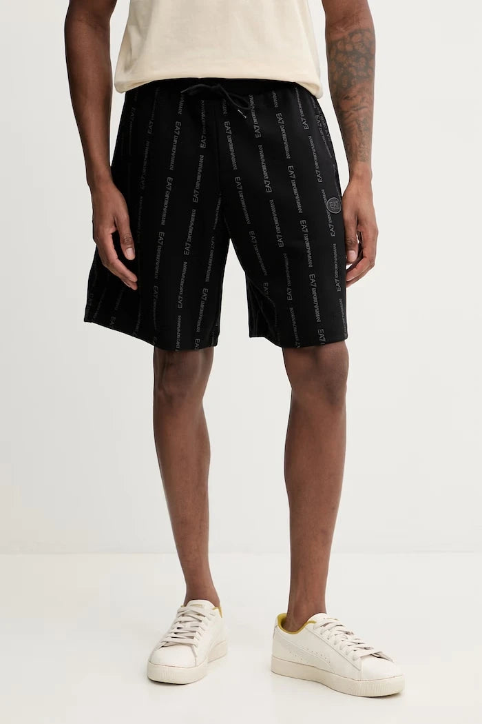 EA7 Emporio Armani erkek pamuklu eşofman şort