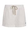 Polo Ralph Lauren White Linen Shorts