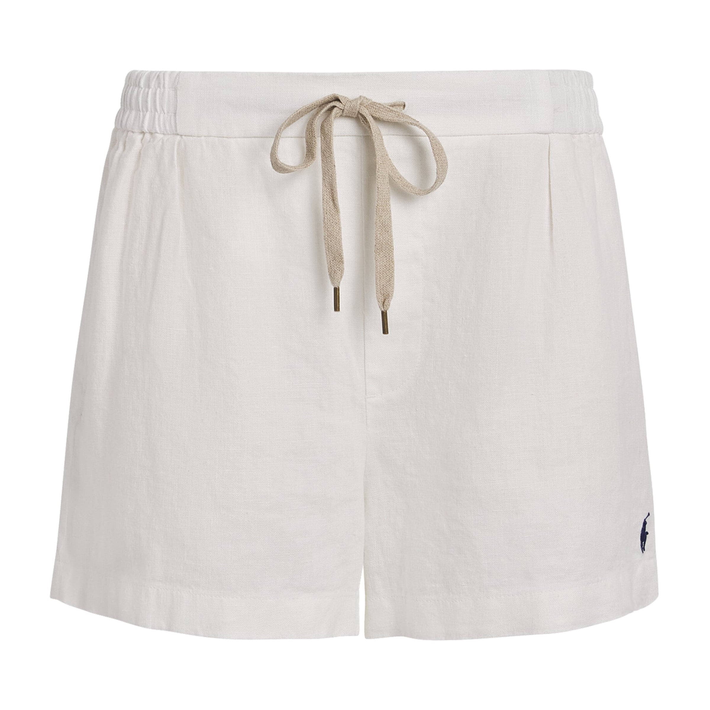 Polo Ralph Lauren White Linen Shorts