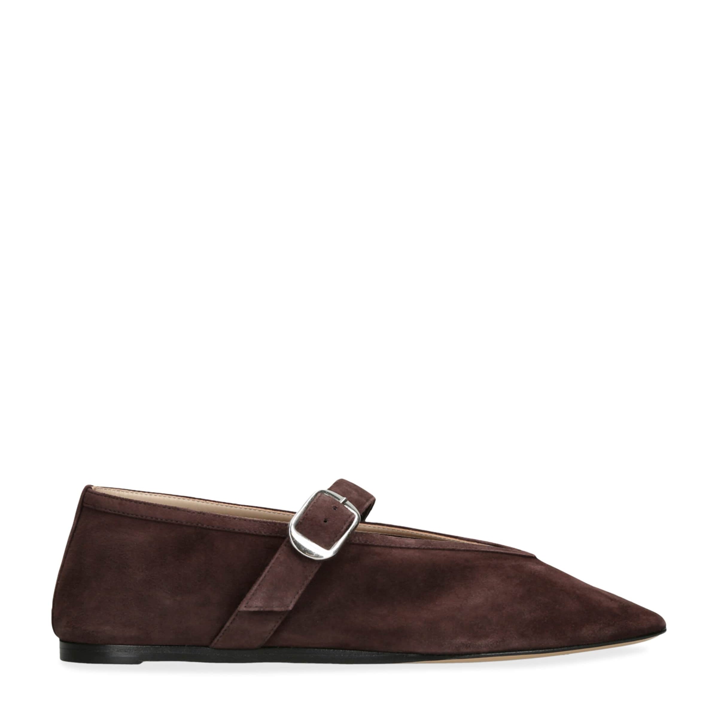 Le Monde Beryl Brown Suede Stella Flats