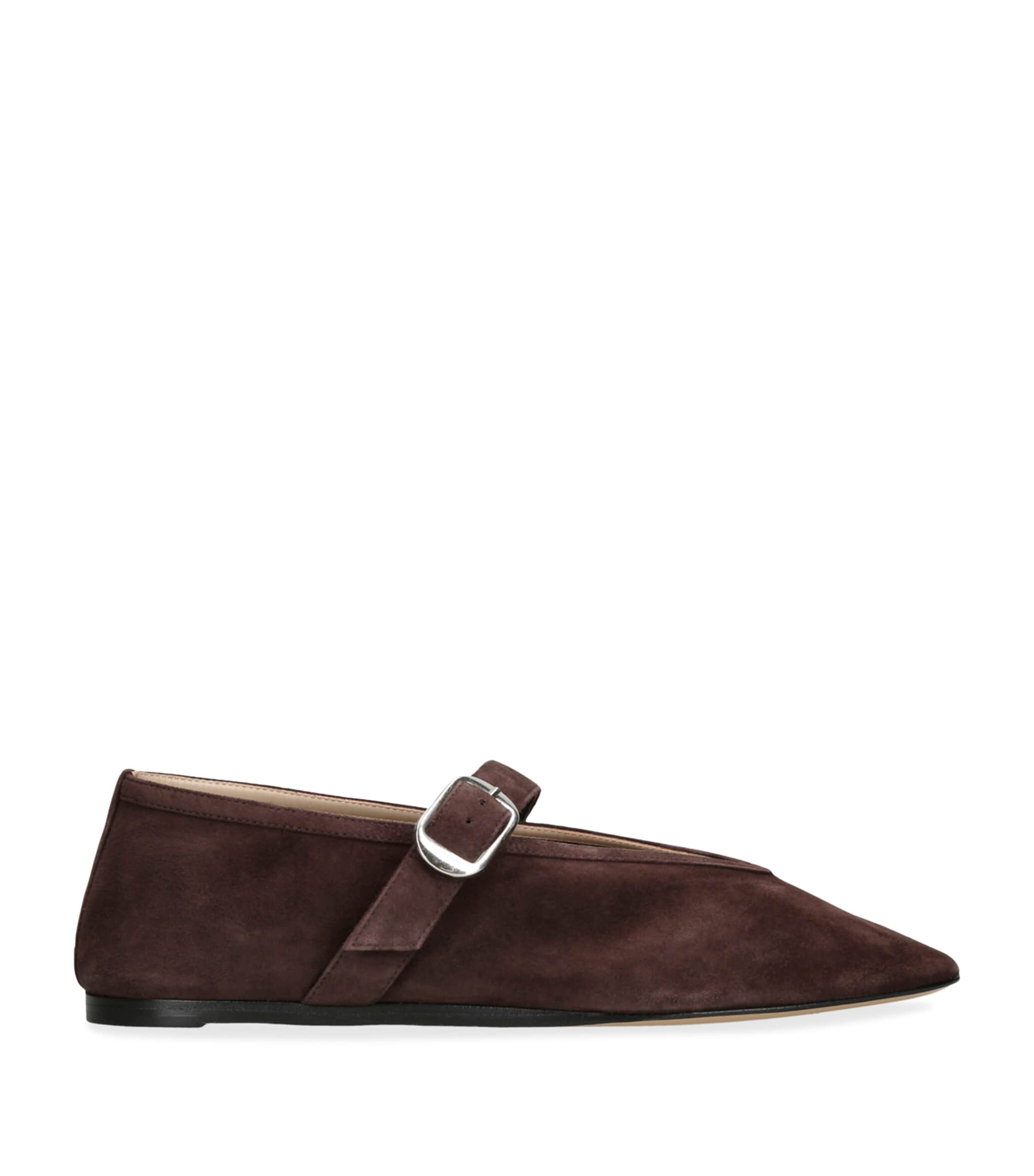 Le Monde Beryl Brown Suede Stella Flats