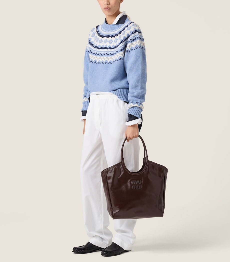 Patent Leather Ivy Tote Bag