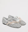 Silver Loli Glitter Ballerina Flats