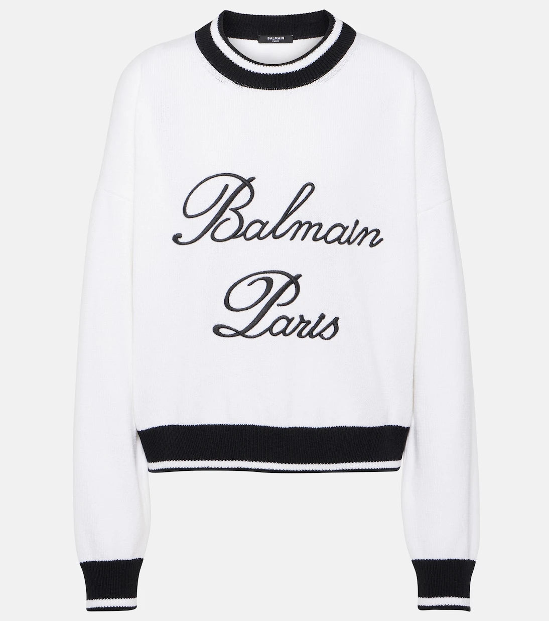 Balmain - سترة بالمان المطرّزة بشعار الماركة