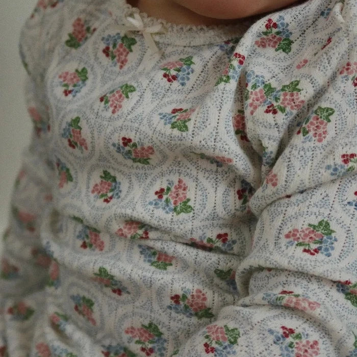 Konges Sløjd MINNIE BLOUSE GOTS Uzun Kollu Pamuk Bluz