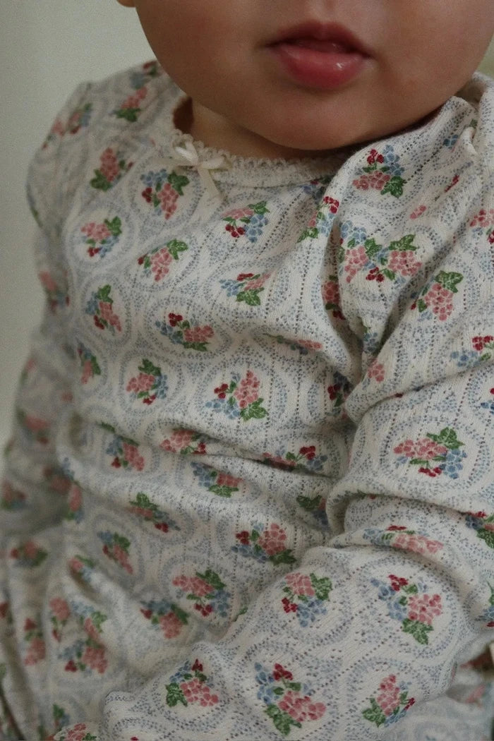 Konges Sløjd MINNIE BLOUSE GOTS Uzun Kollu Pamuk Bluz
