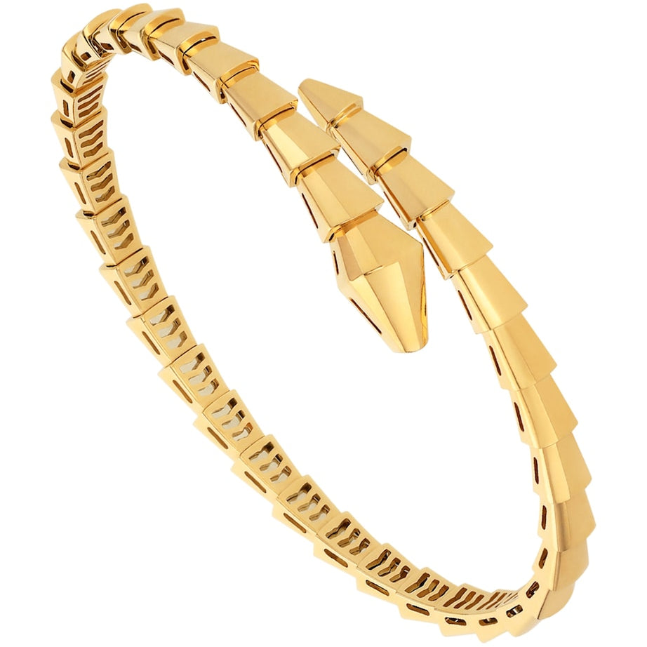 Yellow Gold Serpenti Viper Bracelet