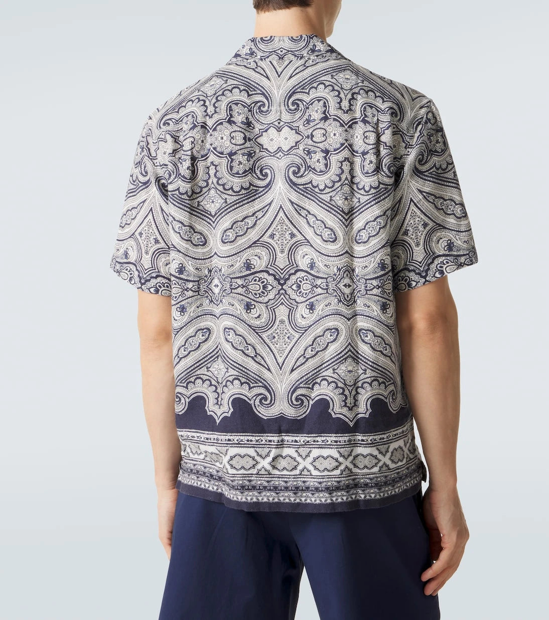 Orlebar Brown - Maitan paisley linen bowling shirt