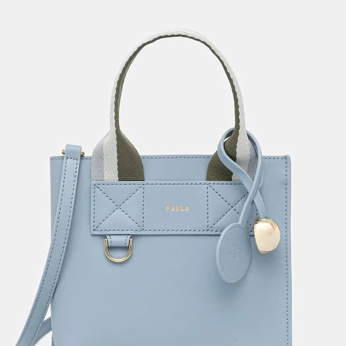 Furla чанта crossbody дамска от кожа Divide It Mini Tote