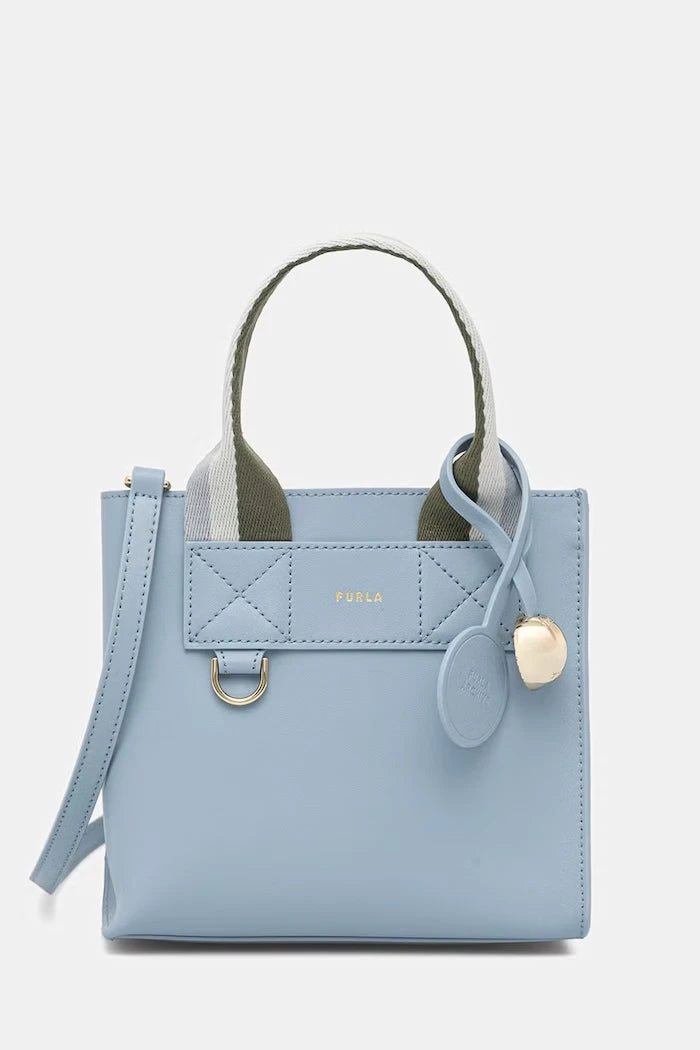 Furla чанта crossbody дамска от кожа Divide It Mini Tote
