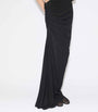 Alaïa Gathered Asymmetric Maxi Skirt