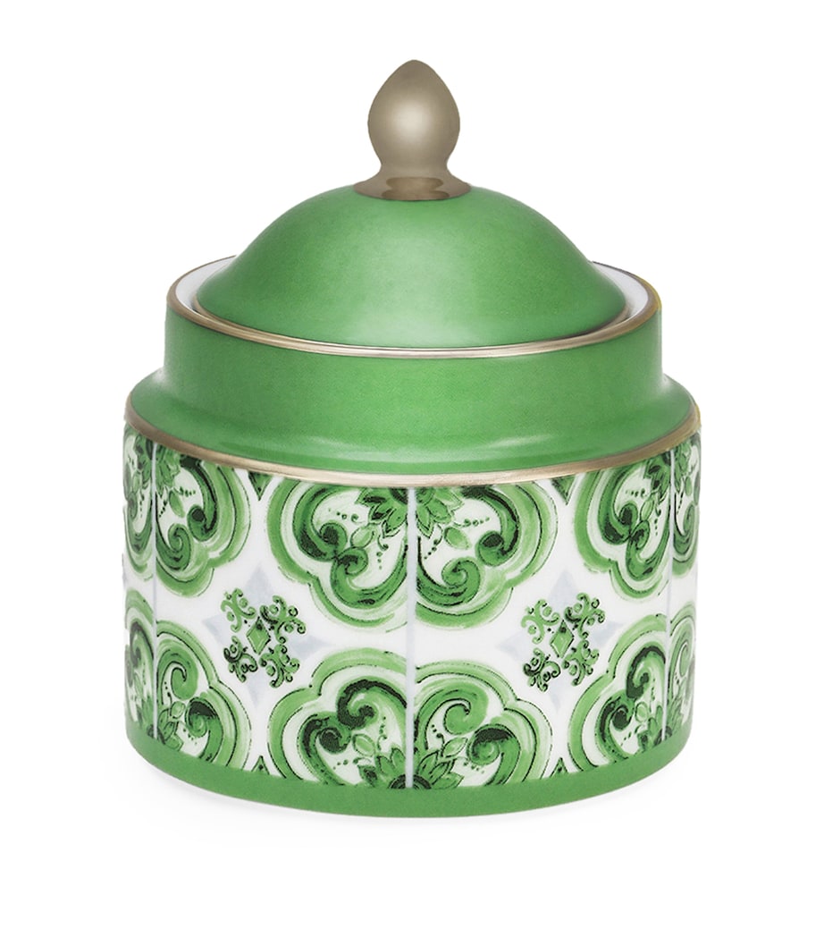 Dolce & Gabbana Casa Porcelain Majolica Sugar Bowl (10cm)