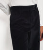 Black Cotton Corduroy Trousers