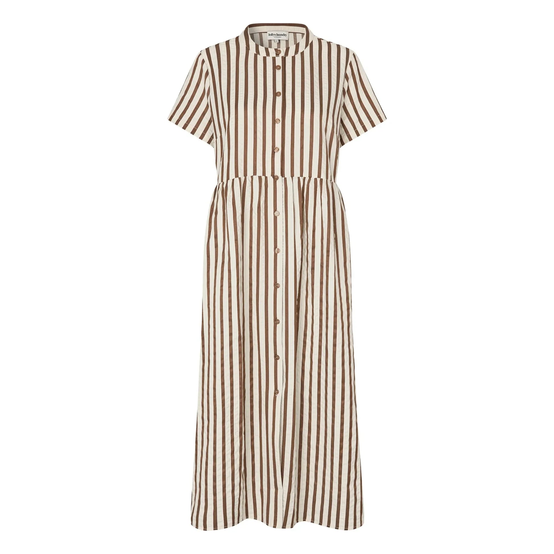 Lollys Laundry - Aliya Cotton Dress | Mocha
