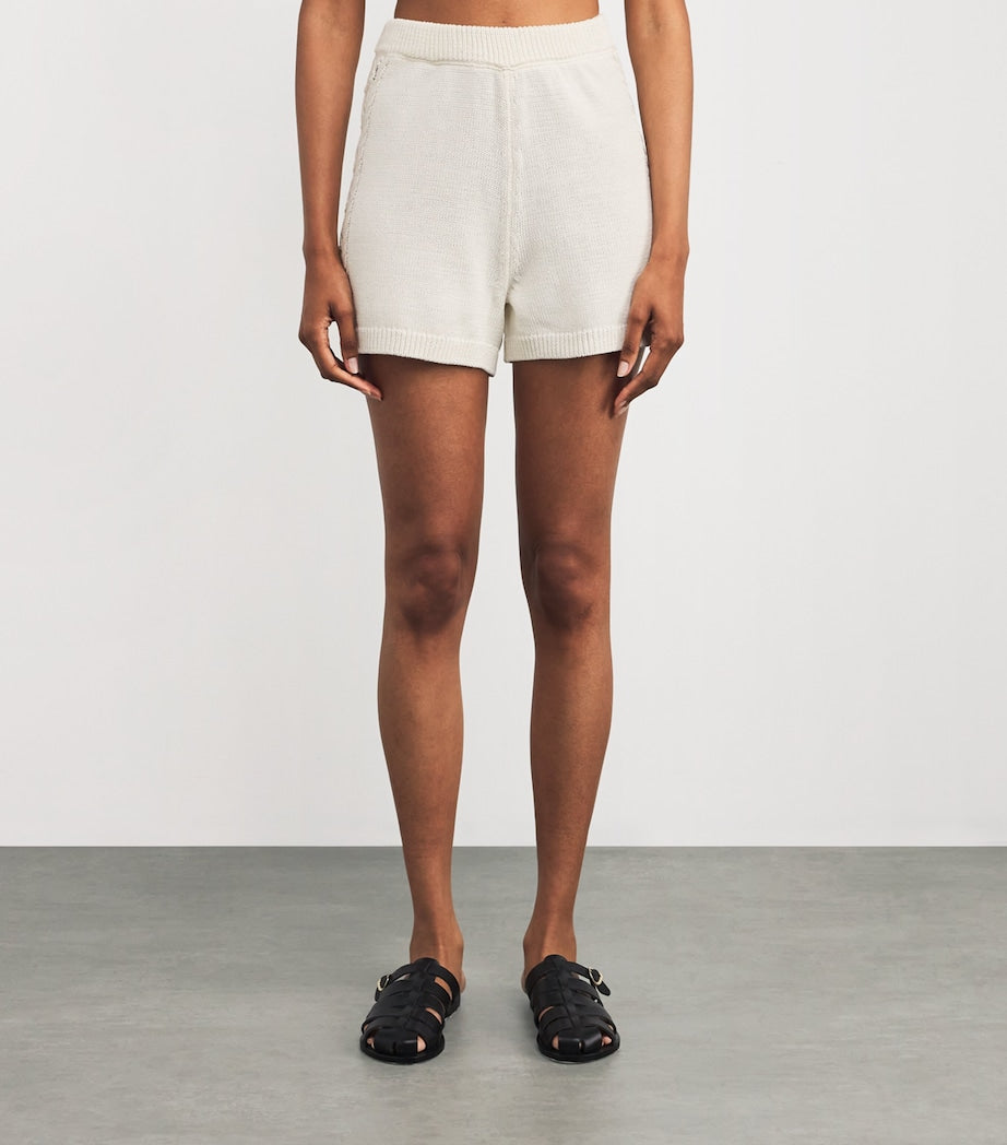 Cotton Crochet Shorts