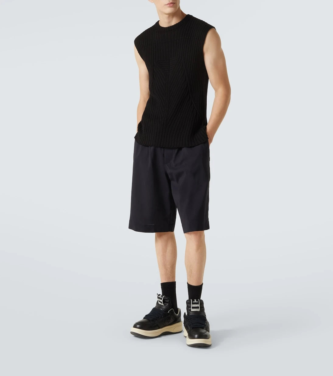 Rick Owens - x Converse deri spor ayakkabı