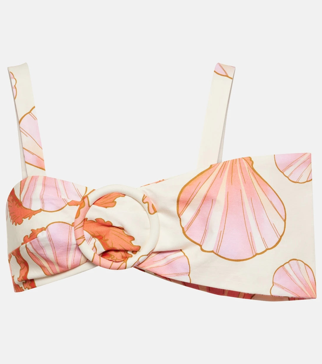Adriana Degreas - Seashell printed cotton bra top